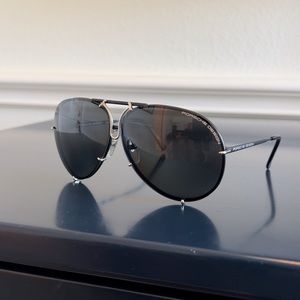 2021 Porsche design titanium aviator sunglasses